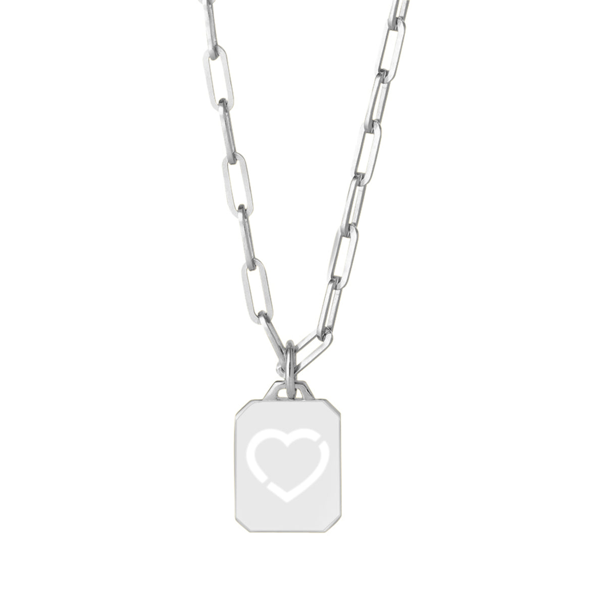 STERLING SILVER INITIAL HEIRLOOM NECKLACE