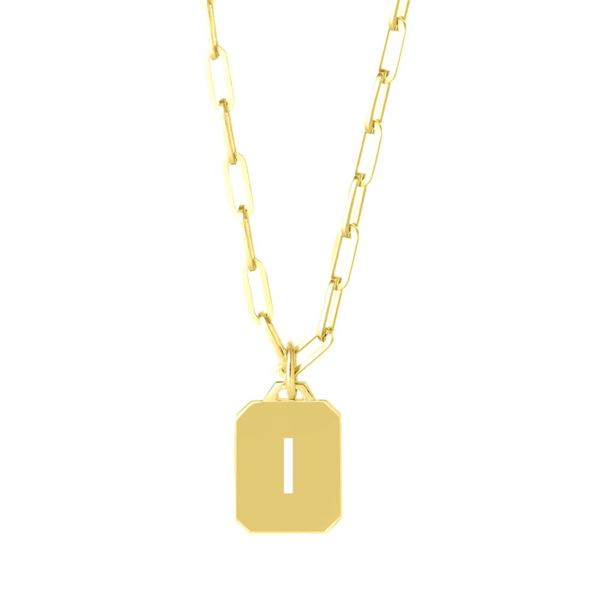 STERLING SILVER INITIAL HEIRLOOM NECKLACE