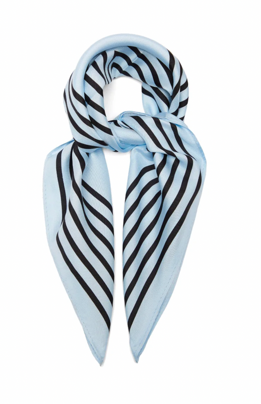 Striped Silk Scarf